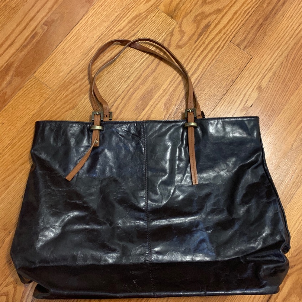 Large Dark Brown Latico Tote